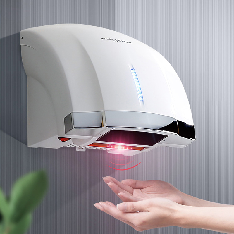 

Wall-mounted Hand Dryer Automatic Induction Hand Drying Machine Household Hotel Bathroom Subway Hot and Cold Type Dryer