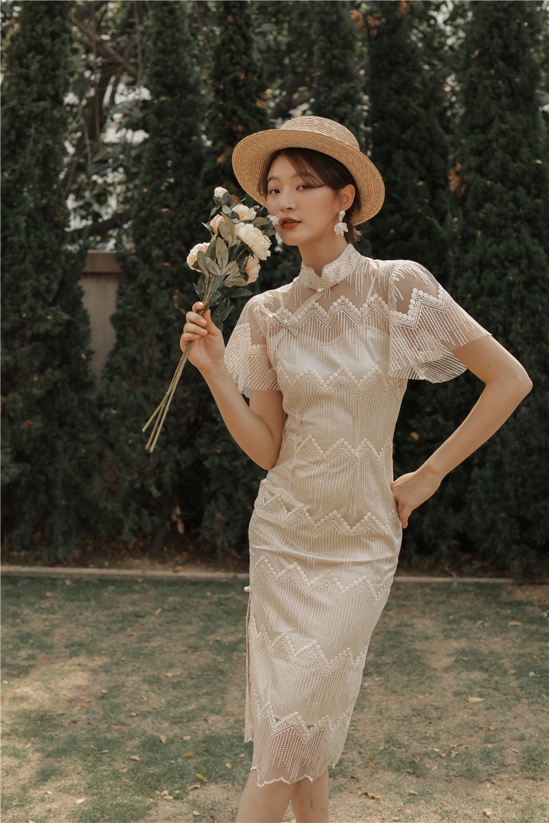 young girls in dresses