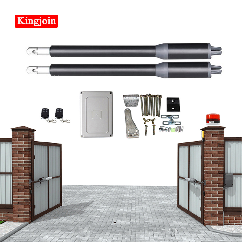 

KINGJOIN 200KG Automatic Double Swing Gate Opener, Electric Gate Opener with Remote Control for Industrial and Residential