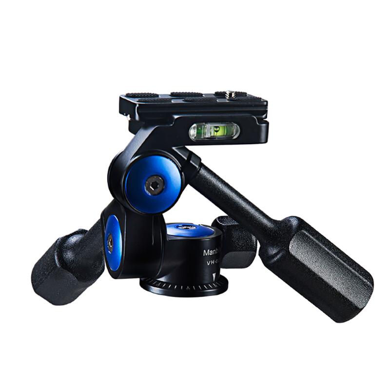 

Manbily VH-60 Double Handle 3D Hydraulic Damping Tripod PTZ Panoramic Shooting Loadable 10kg