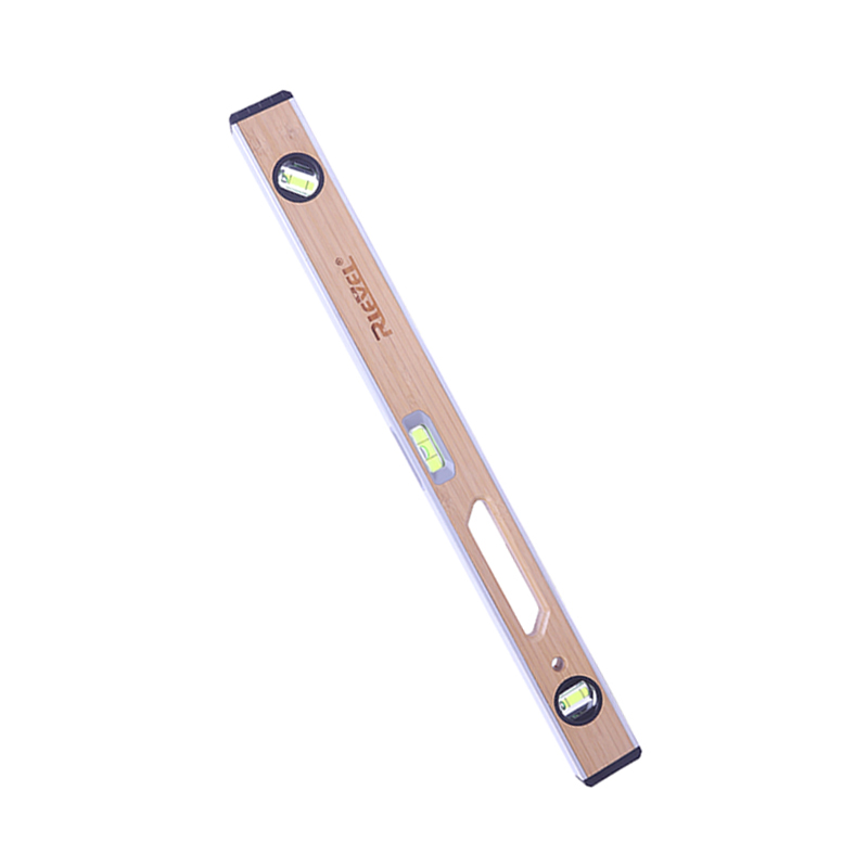 

Level ruler household multifunctional 120cm measuring tool 3 level bubble bamboo aluminum alloy with top view function with magnetic level
