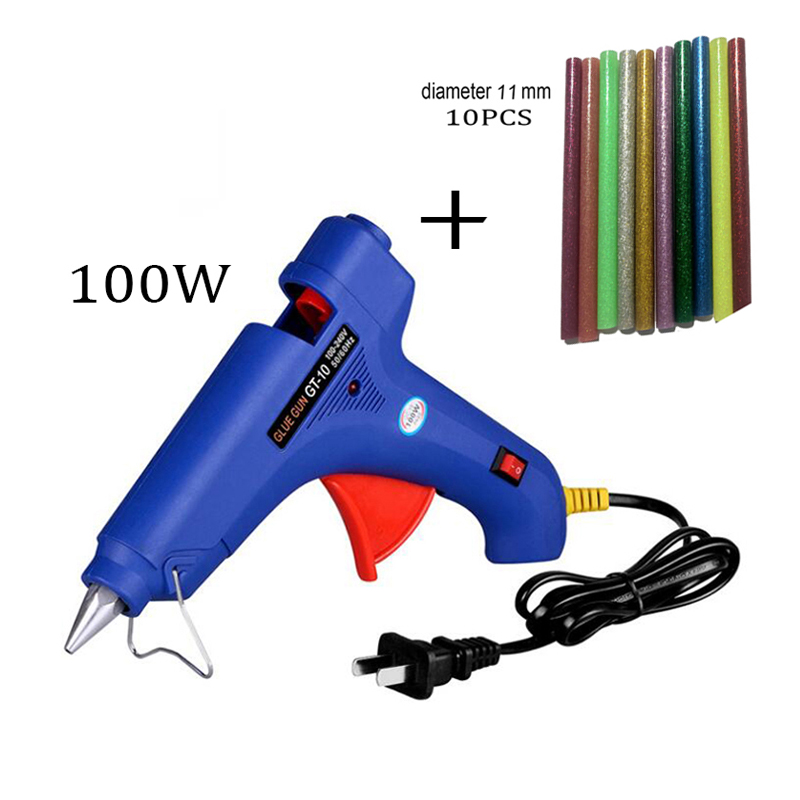 

Hot Melt Glue Gun 20W-100W with Glue Stick EU Plug Hand Tool for Home Industry Manufacturing