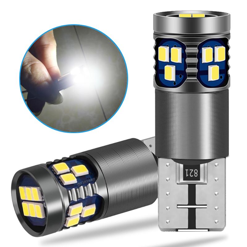 

2PCS T10 W5W LED LED bulb Canbus 168 194 12V White Car Interior Dome Light Clearance Light Error Free white amber red ice blue, As pic