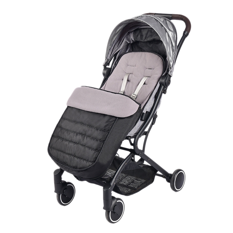 

Baby Stroller Sleeping Bag Pram Warm Footmuff Cotton Envelope Sleepsacks for Universal Stroller Accessories - Black