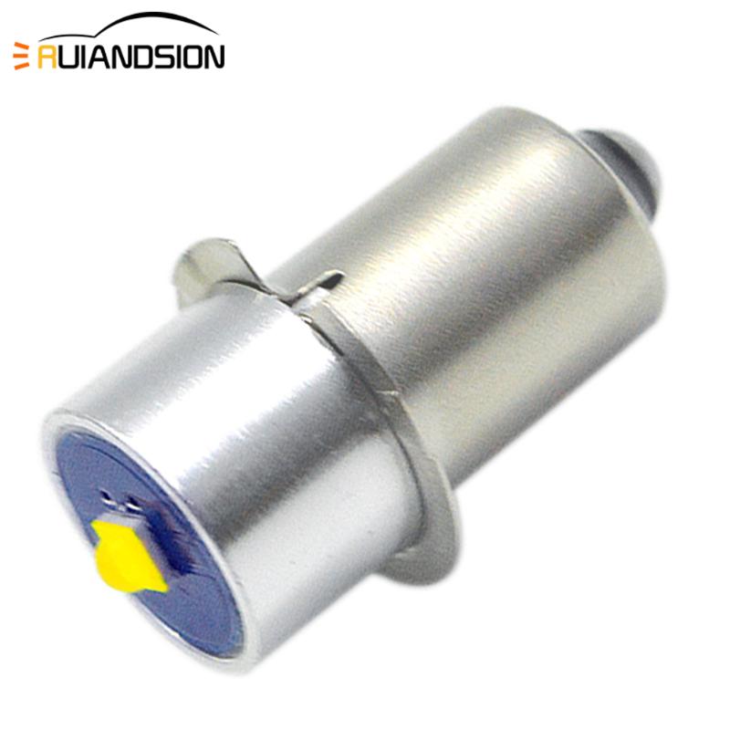 

10pcs 3V 4.5V 6V 3-18V 6-30V P13.5S PR2 3W LED For Focus Replacement Bulb Torches Work Light Lamp Pure White Yellow