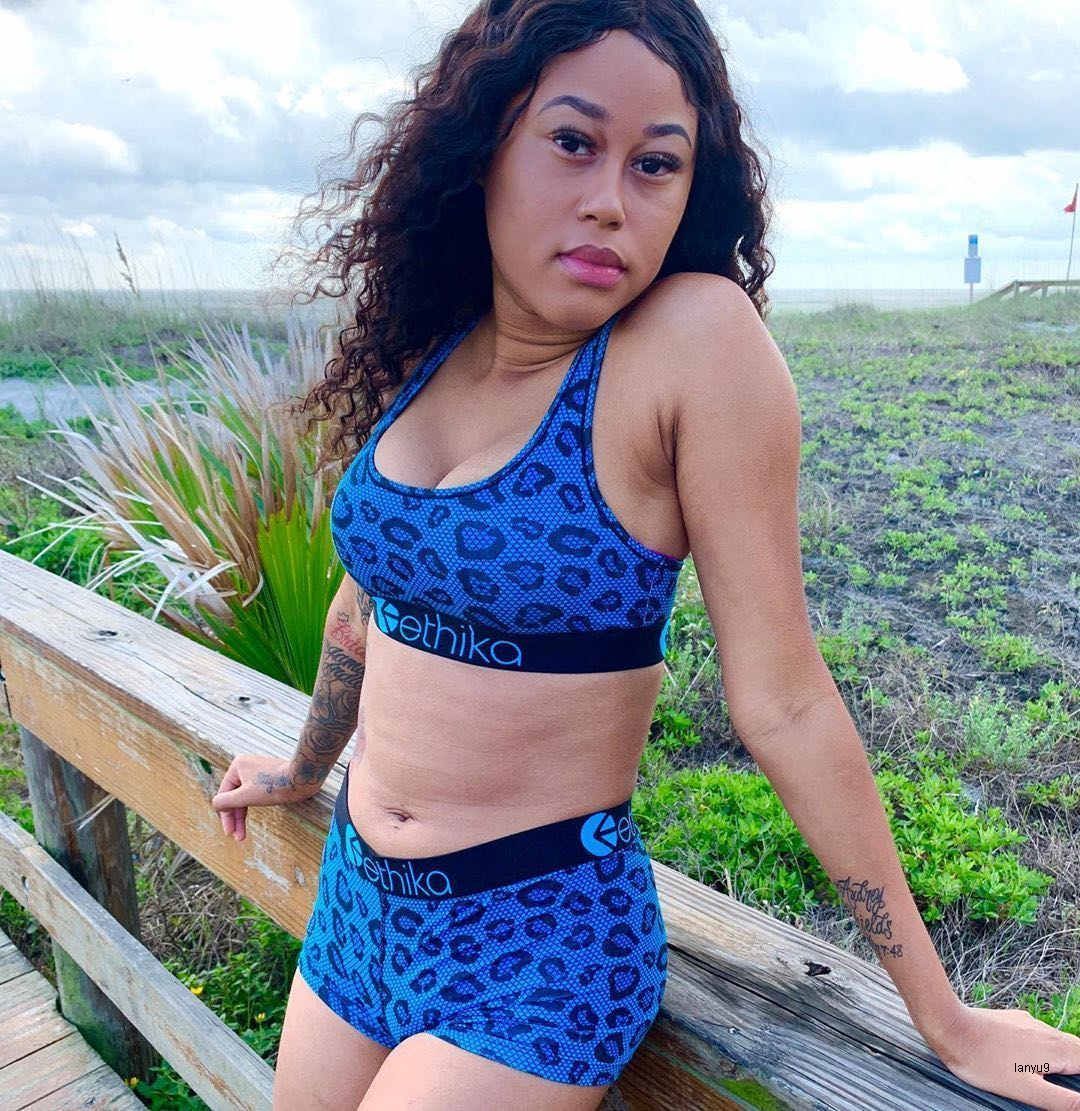 gym clothes women ethika women sets ethika boxers bikini Mid Waist Ladies Bikinis Womens summer Suits Bra+Shorts V666 6XMW-image-576478316