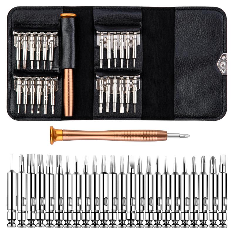 

25 In 1 Screwdriver Set Torx Multifunctional Opening Repair For Mobile Phone Tools Kits Precision Bit Sets Portable