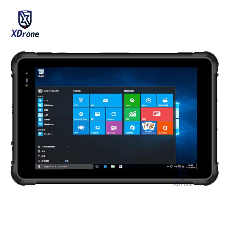 

Original Kcosit K881 Rugged Windows 10 Tablet 8 Inch 4G RAM 64GB ROM PC Intel Z8350 Waterproof GPS U-Blox M8N 2D Barcode Scanner, Black