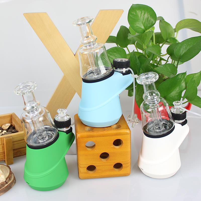 

Original G9 SOC Enail TC Dry Herb Vaporizer 2600mAh Wax Concentrate Vape Glass Water Shisha Filter Dab Rig Bubbler E Nail Pipe Kit, Multi