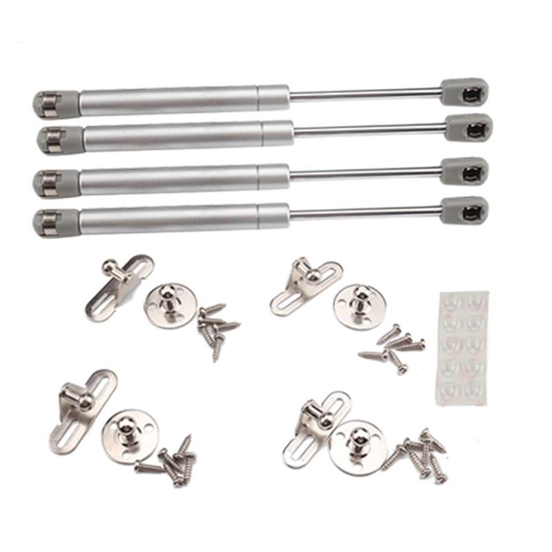 

4pcs 100N 22.5lb RV Parts Strut Bar Gas Spring Lift Support Furniture Cabinet Hinge Soft Close Bracket Front Hood Rod Steel