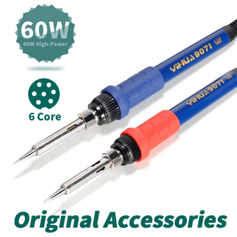 

YIHUA 907I 75W Hakko heater soldering iron blue red handle repair tools power larger fast temperature compensation special light