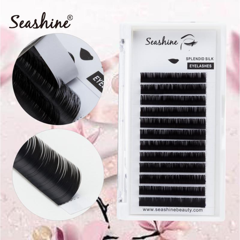 

Seashine Eyelashes Extension Individual Natural Soft Lash Extension For Professionals Eye Lashes Russia volume Silk Eye Lashes