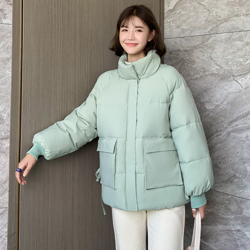 

ISENMAL Women Winter Coat Female Thick Hooded Autumn Fashion Short Parka Women' Jacket Clothing for Mujer Feminine, Black