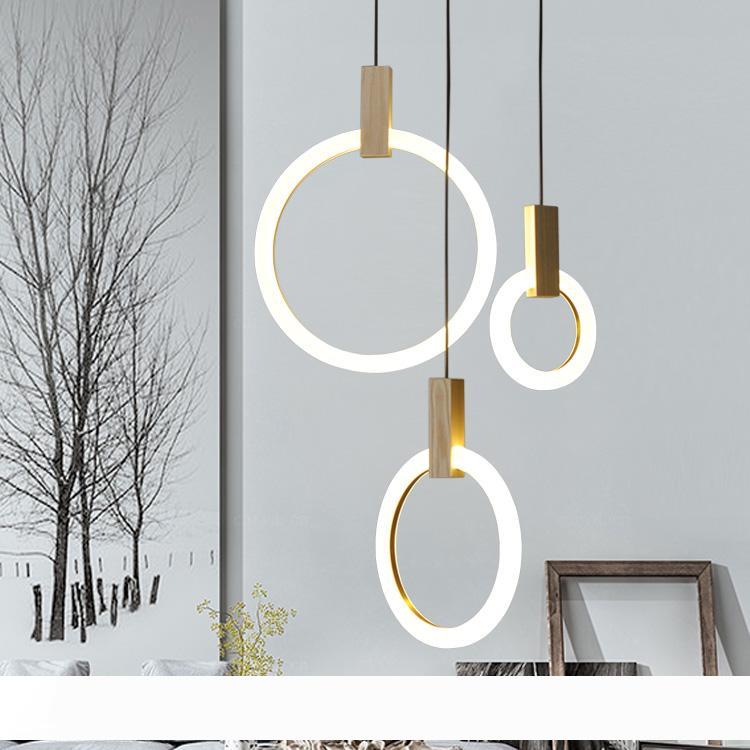 

modern led chandelier nordic living room pendant lamp bedroom fixtures stair lighting loft illumination long hanging lights 90-265v