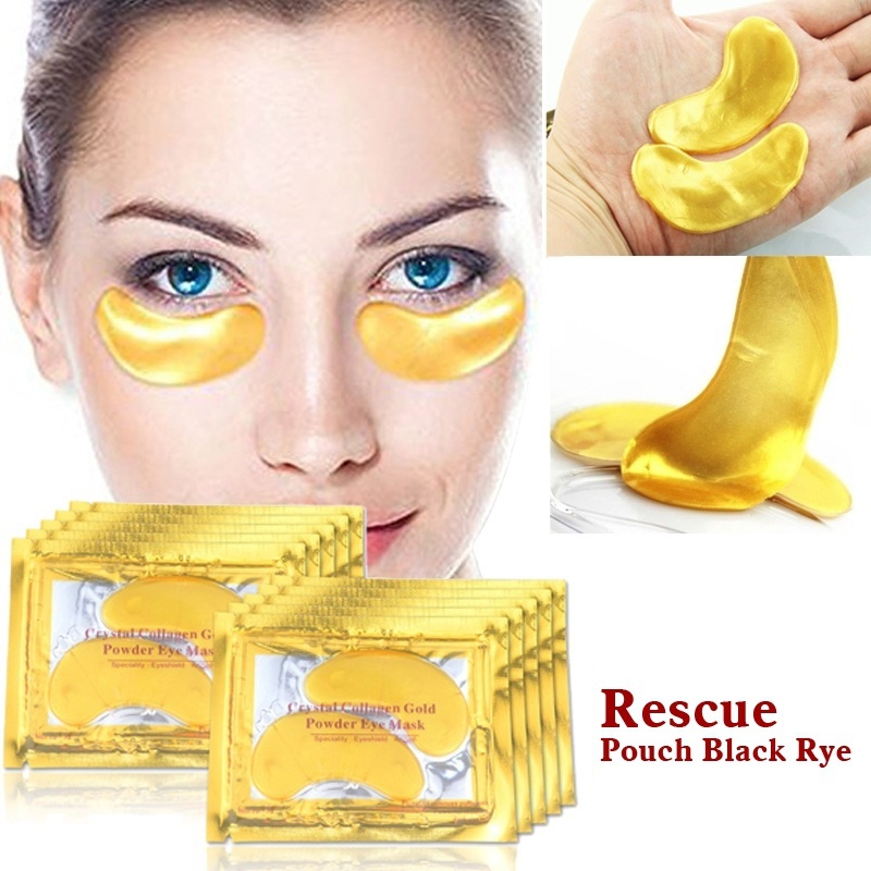 

Gold Moisturizing Eye Mask Eye Patches Crystal Collagen Eye Hydrating Face Masks Anti-Aging Wrinkle Skin Care