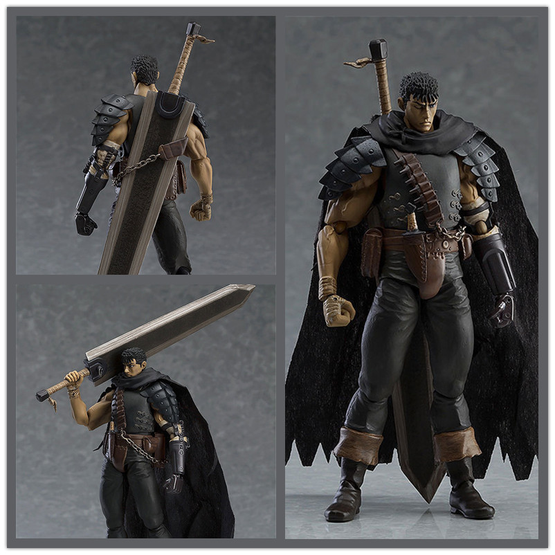 

Figma Jianfeng Cheng Yuan animation legend Gus Black Swordsman Ver. Recoating movable version Berserk