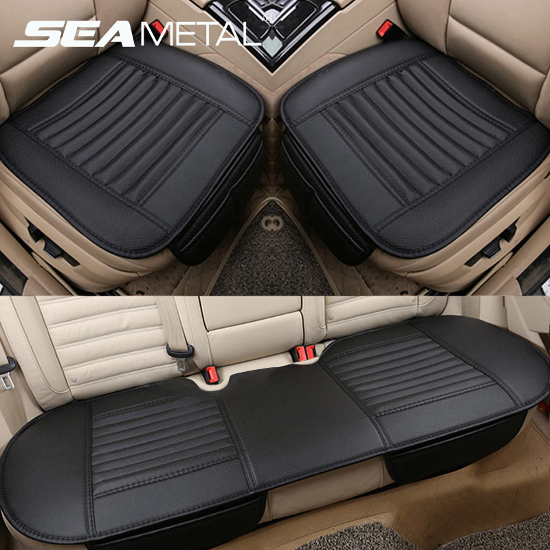

Universal Car Seat Covers Breathable Pu Leather Auto Seat Protector Front Rear Automobile Cover Cushion Pad Mat Accessories