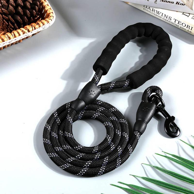 

Night Reflection Dia. 0.8CM Pet Supplies Dog Belt Rope Dogs Leashes Strap Durable Head Collars Walking Training Leash Dog Leash