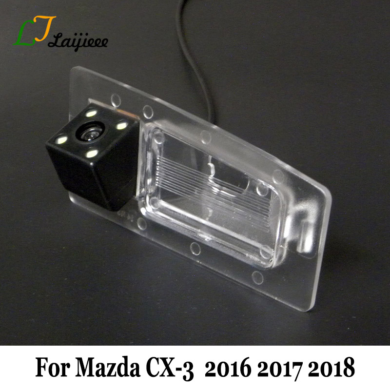 

Wireless Rearview Camera For CX-3 CX 3 CX3 2020 2020 / RCA AUX Interface Auto Parking Backup Camera LED Night vision car