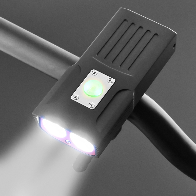 

1800LM XM-L2 LED USB Rechargeable Bike Front Handlebar Cycling Led Light Built-in Battery