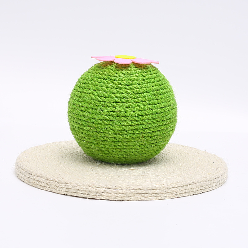 

Cat scratching board cat scratching ball sisal column wear-resistant round climbing frame grinding claw toys