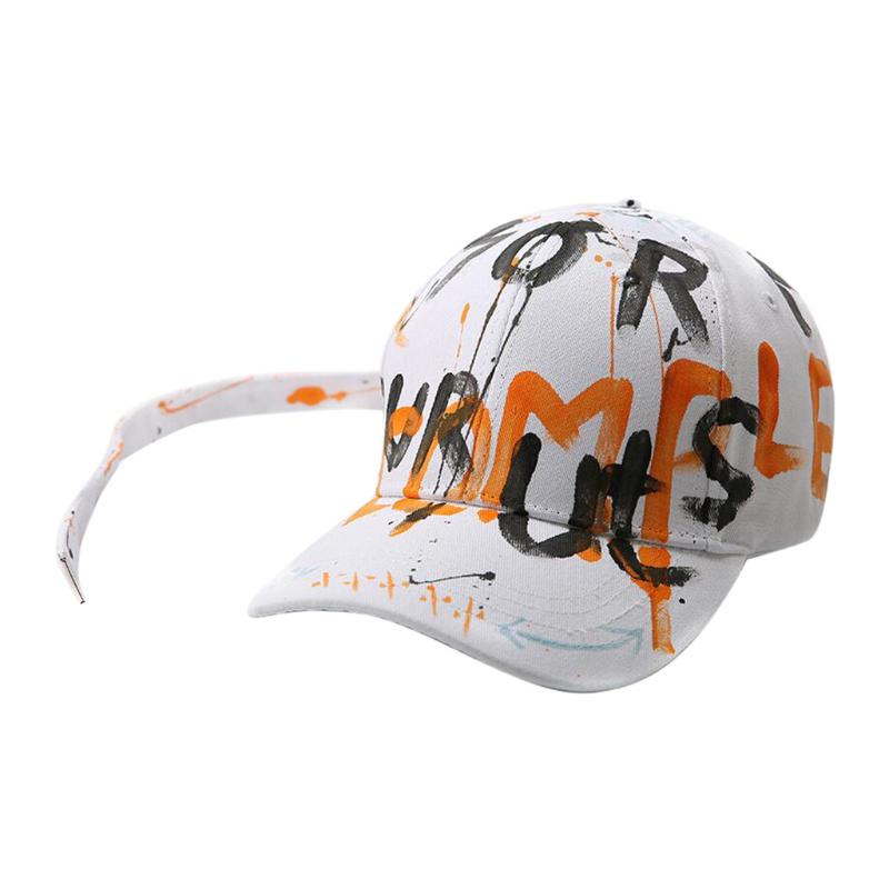 

Winter Hats for Women Beanie Men Skullies Bonnets Unisex Hand Painting Outdoor Trucker Plain Baseball Visor Cap Dad Hat invierno, White
