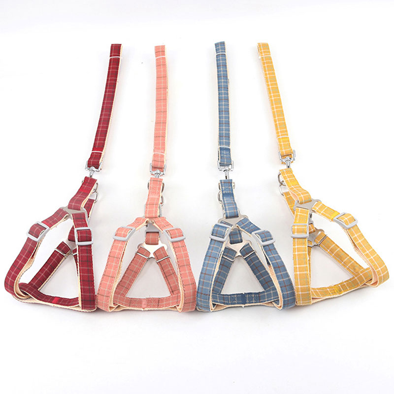 

Hot Selling Dog Cat Leash Adjustable Harness Vest Leashes Collar Puppy Small Pet Outdoor Walking Supplies