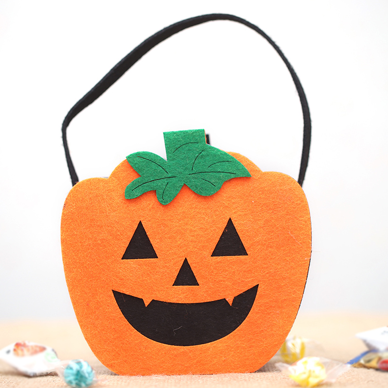 

Halloween Pumpkin Gifts Handbag Trick-or-Treat Kids Candy Bags Handbag 8 Style