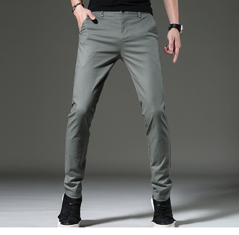 

Male han edition tide slacks male cultivate one's morality, Blue gray