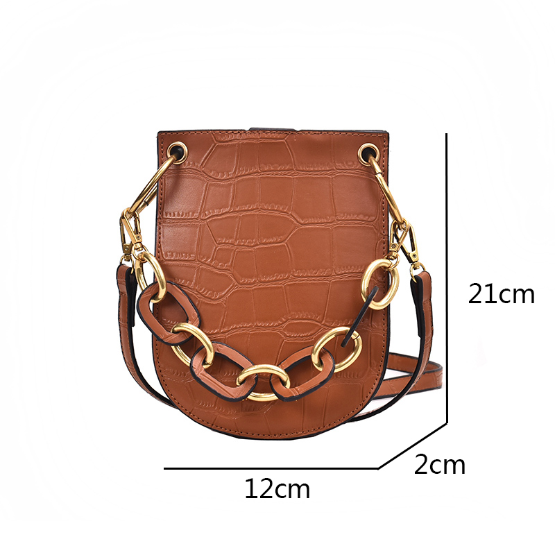 

New-Alligator Shoulder Bags Acrylic Handle Handbags Crossbody Bag Lady Large Purses, Black
