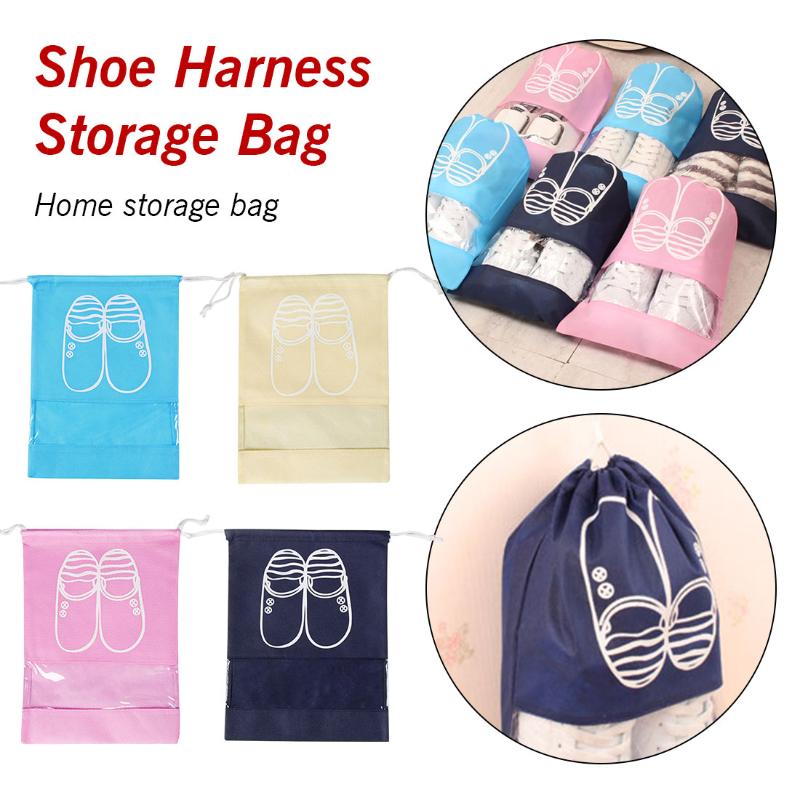 

Waterproof Shoes Storage Bag Pouch Portable Travel Organizer Drawstring Bag Cover