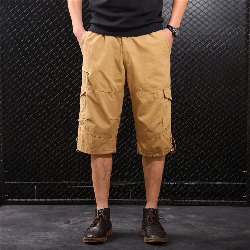 

Summer Thin Section Middle-aged Pants Men's Loose-Fit-Outer Wear Casual Middle Aged And Elderly People Shorts Daddy Pants, Gray