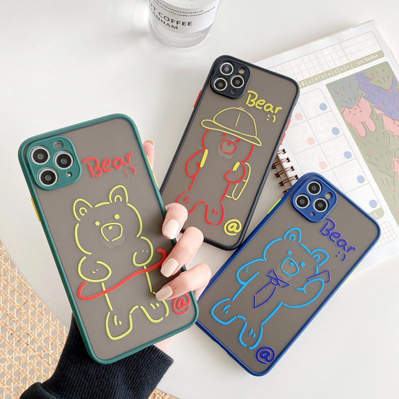 

Luxury Cute Cartoon Glass Phone Case for iphone XS MAX XR X Coque for iphone 11 pro max 7 8 Plus Sesame Street Back Cover
