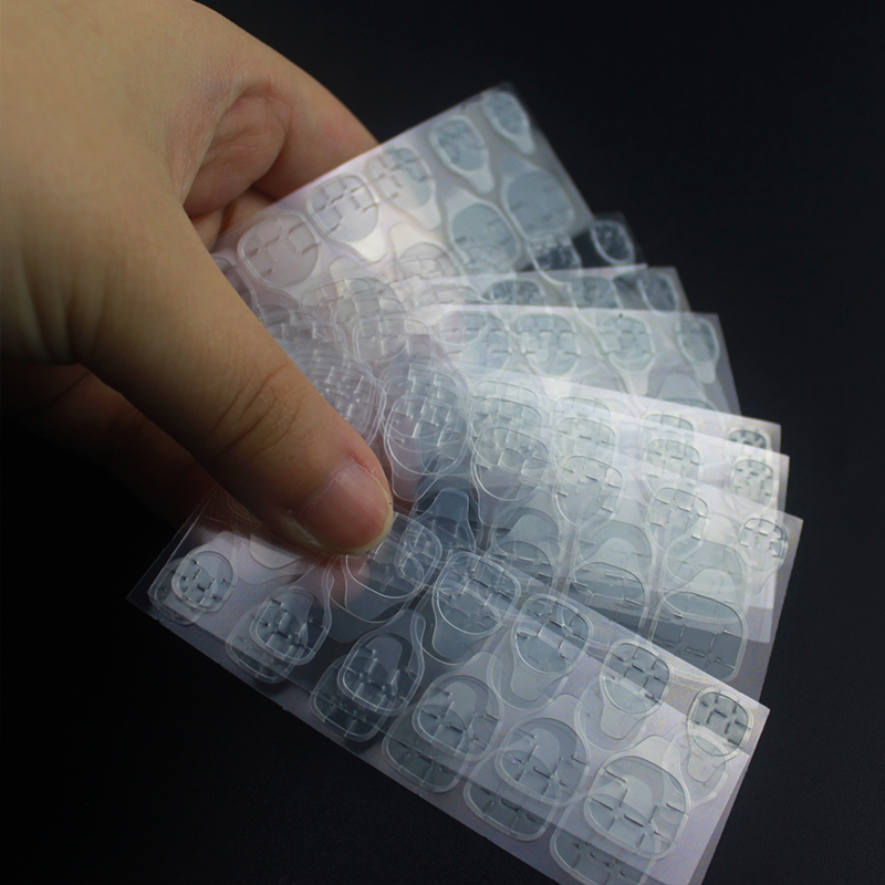 

200/100 Sheets Fake Nail Self-adhesive Glue Sticker Tape Clear Double Side Adhesive Tapes Stickers Glue for False Nail Art Tips