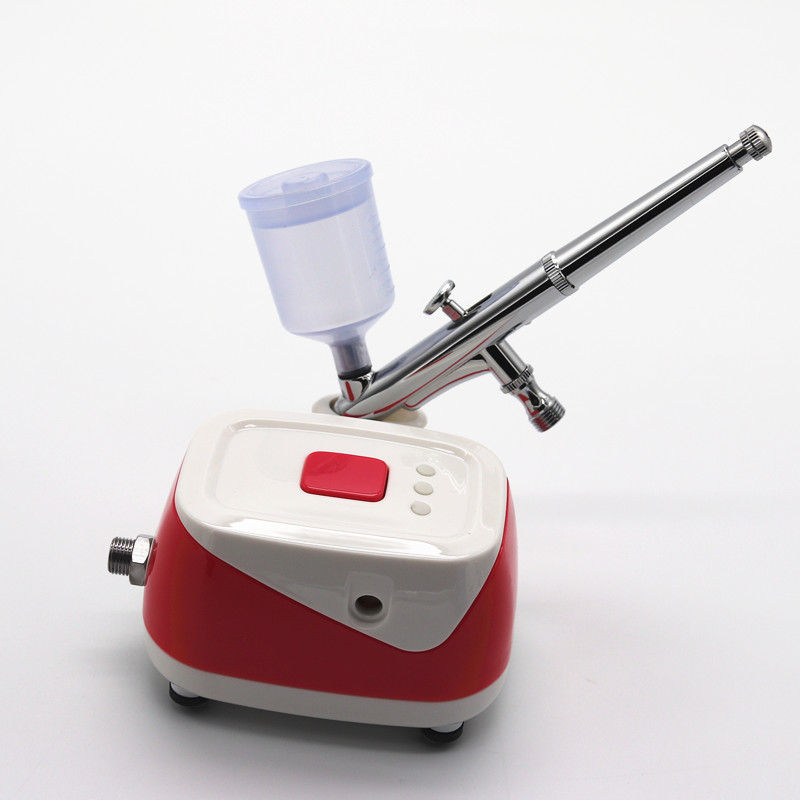 

Mini spray gun, nail design painting cake spray gun cleaning kit gun, double action gun kit mini beauty compressor