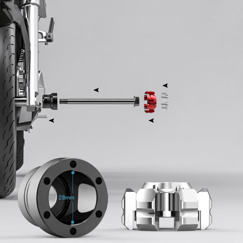 

Aluminium Front Wheel Axle Fork Cup Motocross Modified Electric Decoration Front Wheel Fork Cup Electric Bike Drop proof