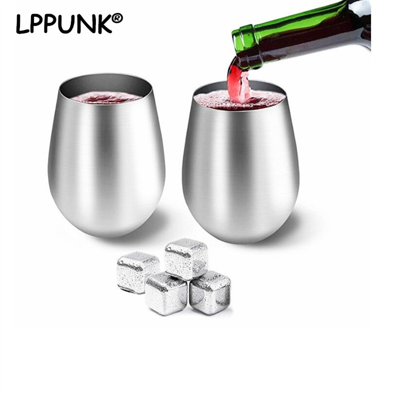 

550ml Single Wall Stainless steel Wine Cup Creative Travel Egg Coffee Mugs Superior Quality Milk Cup Big Wwigging Cafe Mug, Silver