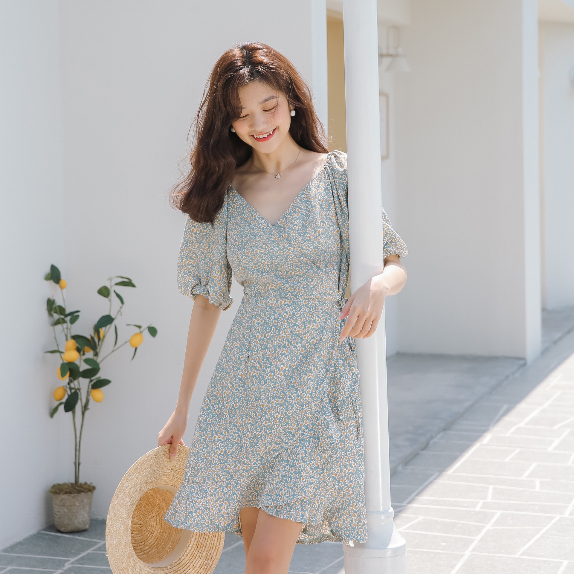 floral short dresses online