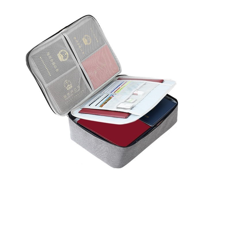 

Outdoor Travel Certificate Passport Storage Bag Multi-functional Portable Document Finishing Bags Document Organizer Storage Bag