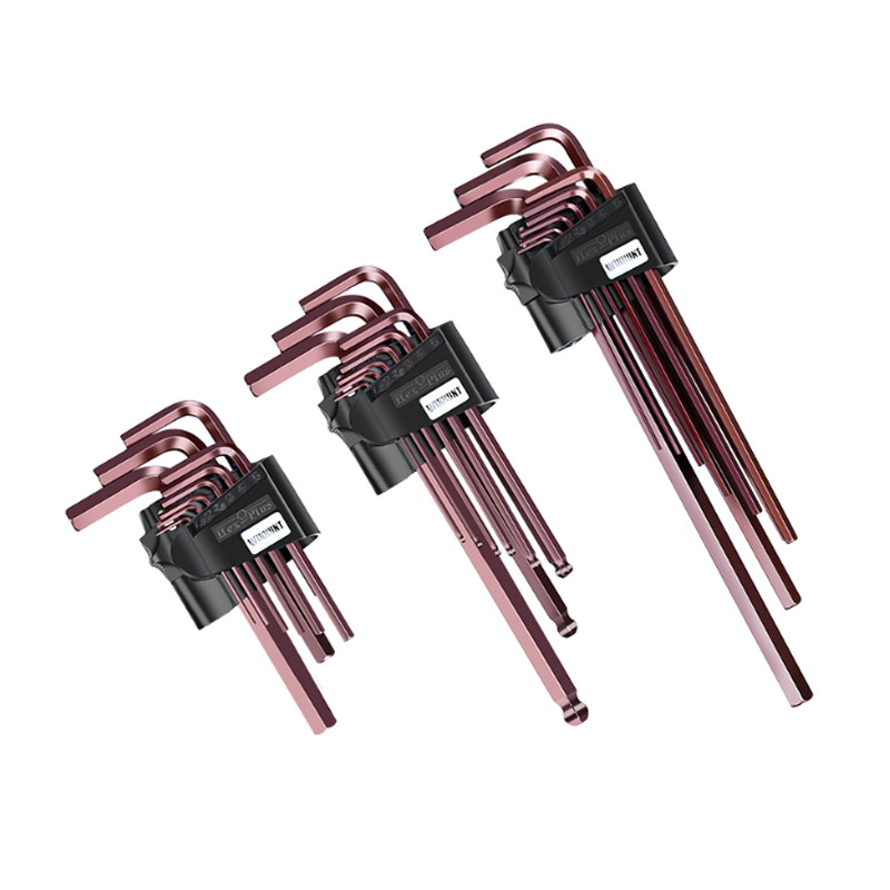 

9PCS Hex Wrench Set Screwdriver Universal Allen Key 1.5mm-10mm Double-End L Type Hexagon Flat Ball Spanner Metric Hand Tools