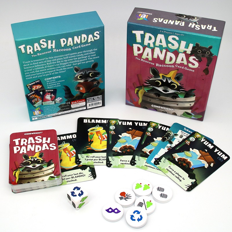 

NEW arrived trash pandas Card Game board game