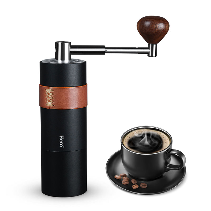 

High Quality Hand Coffee Grinder Stainless Steel Conical Burr Home Office Outdoor Espresso Drip Coffee Manual Bean Mill