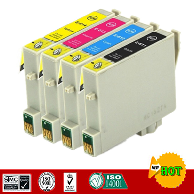 

Compatible ink cartridges for T0611 - T0614 suit for Stylus D68 D88 D88+ DX3800 DX3800+ DX3850 DX3850+ DX4200 DX4250 etc