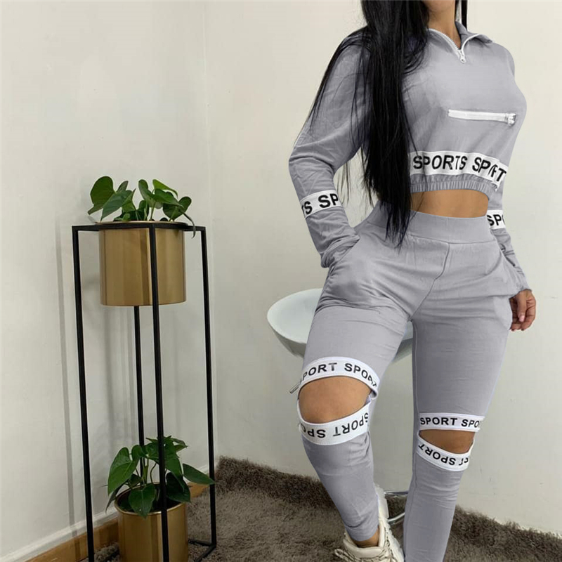 sweatpant and crop top set
