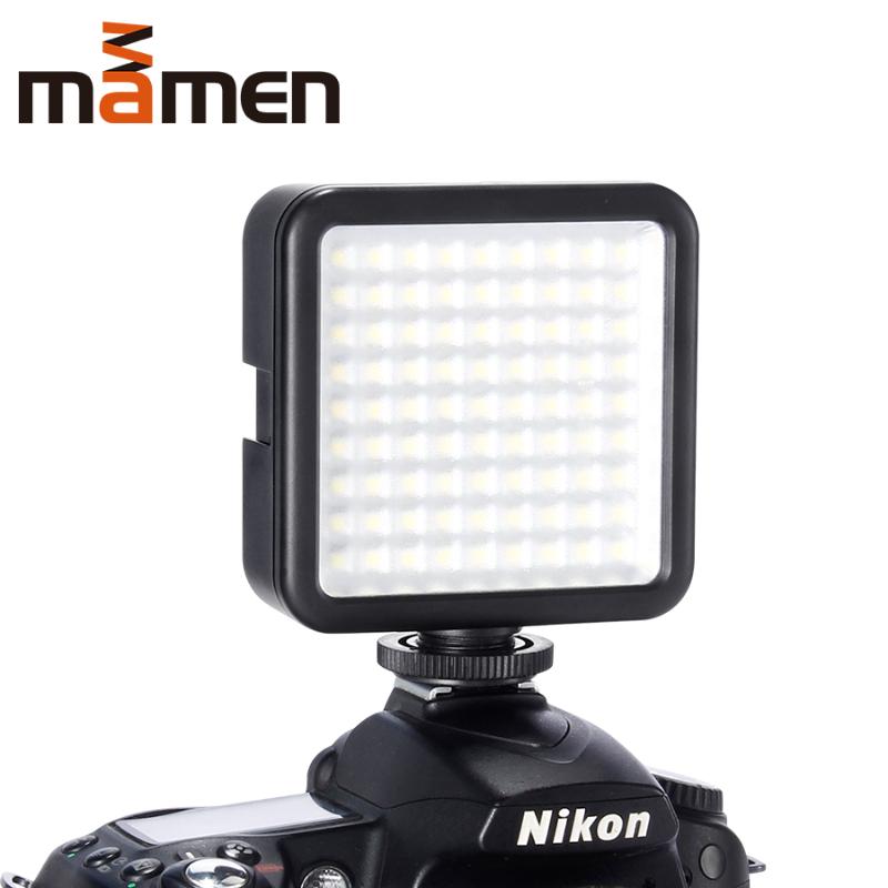 

MAMEN LED Light W81 6000K Mini LED Video Camera Light Dimmable 81 Photographic Lighting Lamp for DSLR Pentax