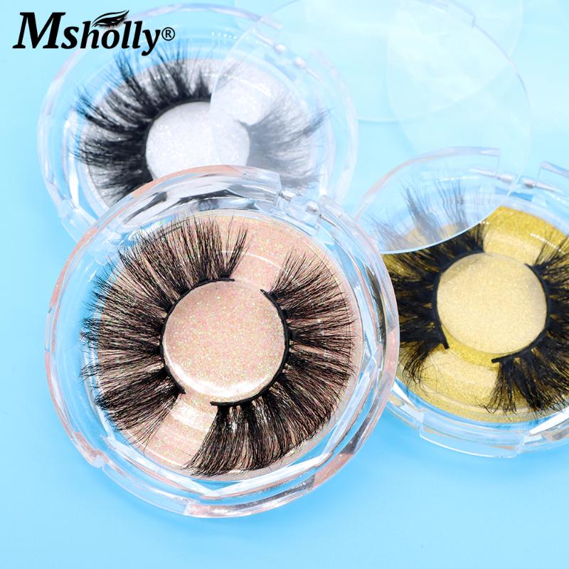

1 Pair 3D Mink Lashes Popular Fluffy False Eyelashes Cruelty free Mink Eyelash Extension Full High Volume Eye Lashes Strip