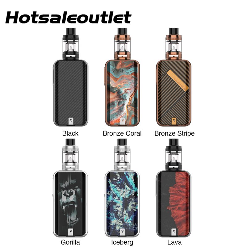 

Vaporesso Luxe II 220W TC Kit Powered by Dual 18650 Batteries and 8ml NRG-S Tank GT4 Meshed Coil/GT Meshed Coil 100% Original, Black