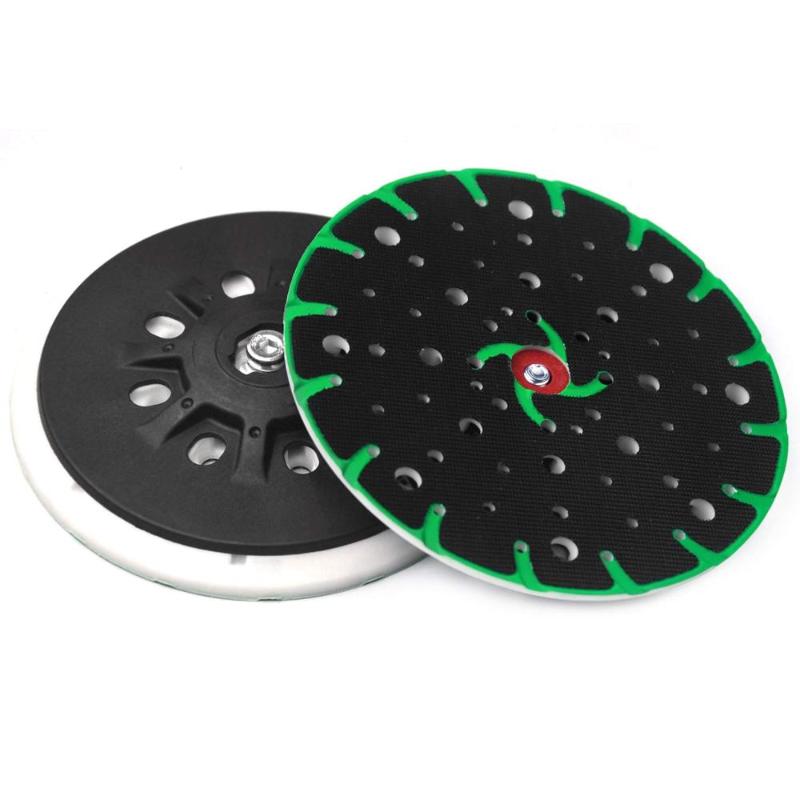 

6" Inch 150mm 48-Hole Dust-Free M8 5/16-24" Thread Back-up Sanding Pad Hook Loop Sanding Discs for FESTOOL Grinder Sander