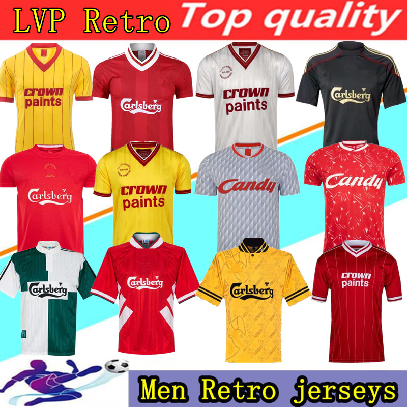 

DALGLISH Retro Soccer Jersey Gerrard 2005 Smicer Alonso Champion 10 11 Football Shirts TORRES 82 89 91 Maillot 85 86 Kuyt Keane 08 09 SUAREZ, 95/96 home