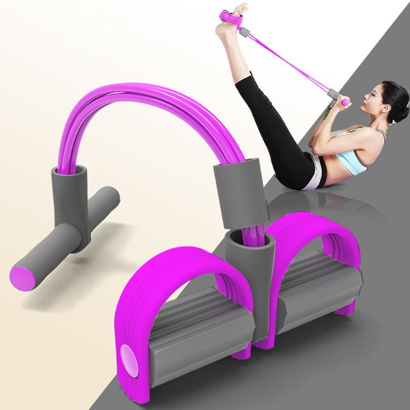 

Pull Rope 4 Tube Resistance Bands Latex Pedal Exerciser Sit-Up Pull Rope Expander Elastic Bands Yoga Equipment Pilates Workout